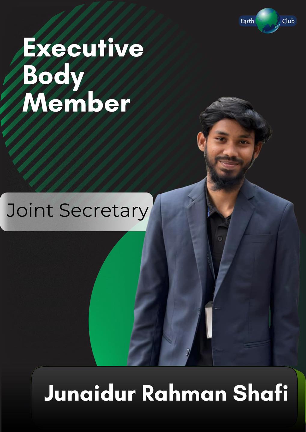 Junaidur Rahman Shafi - Joint Secretary